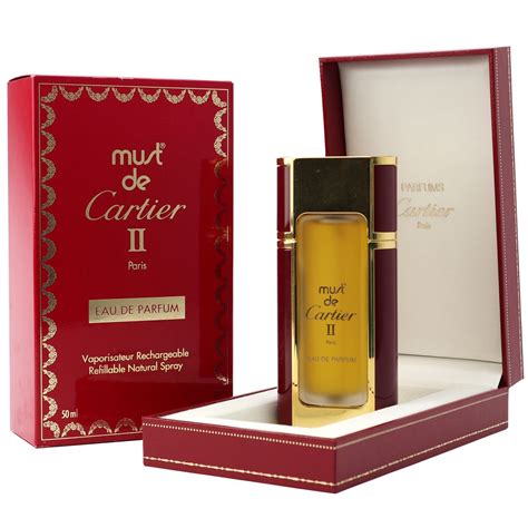 must ii de cartier eau de parfum|must de cartier refill.